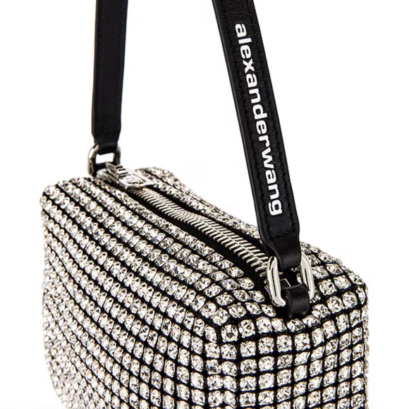 Alexander Wang Medium Rhinestone Heiress Pouch - Picture 9 of 10